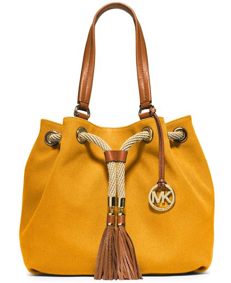 michael kors crossbody yellow tote dimensions|extra large Michael Kors Tote.